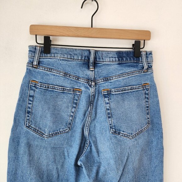 Abercrombie & Fitch Ankle Straight Ultra High Rise Jeans Light Wash Denim 29 - Picture 4 of 7